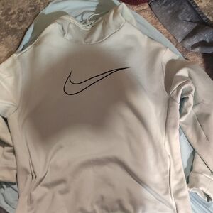 Nike Soft Blue Sweatshirt with Black Logo